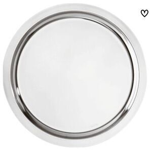 Genuine Sambonet Italy SBT Silver Tone Stainless Steel Round Serving Tray 13 3/4